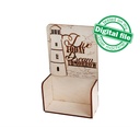 DXF, SVG file for laser Wooden Advent calendar Live today, Perpetual calendar, Christmas countdown, Days until Christmas, Material 3.2 mm