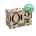 DXF, SVG file for laser Wooden Advent calendar Village, Perpetual calendar, Christmas countdown, Days until Christmas, Plywood or MDF 3.2 mm
