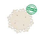 DXF, SVG files for laser Cake Stand, Paris Collection, Candy bar decor, Glowforge, Two different material thickness 3.2 / 6.4 mm