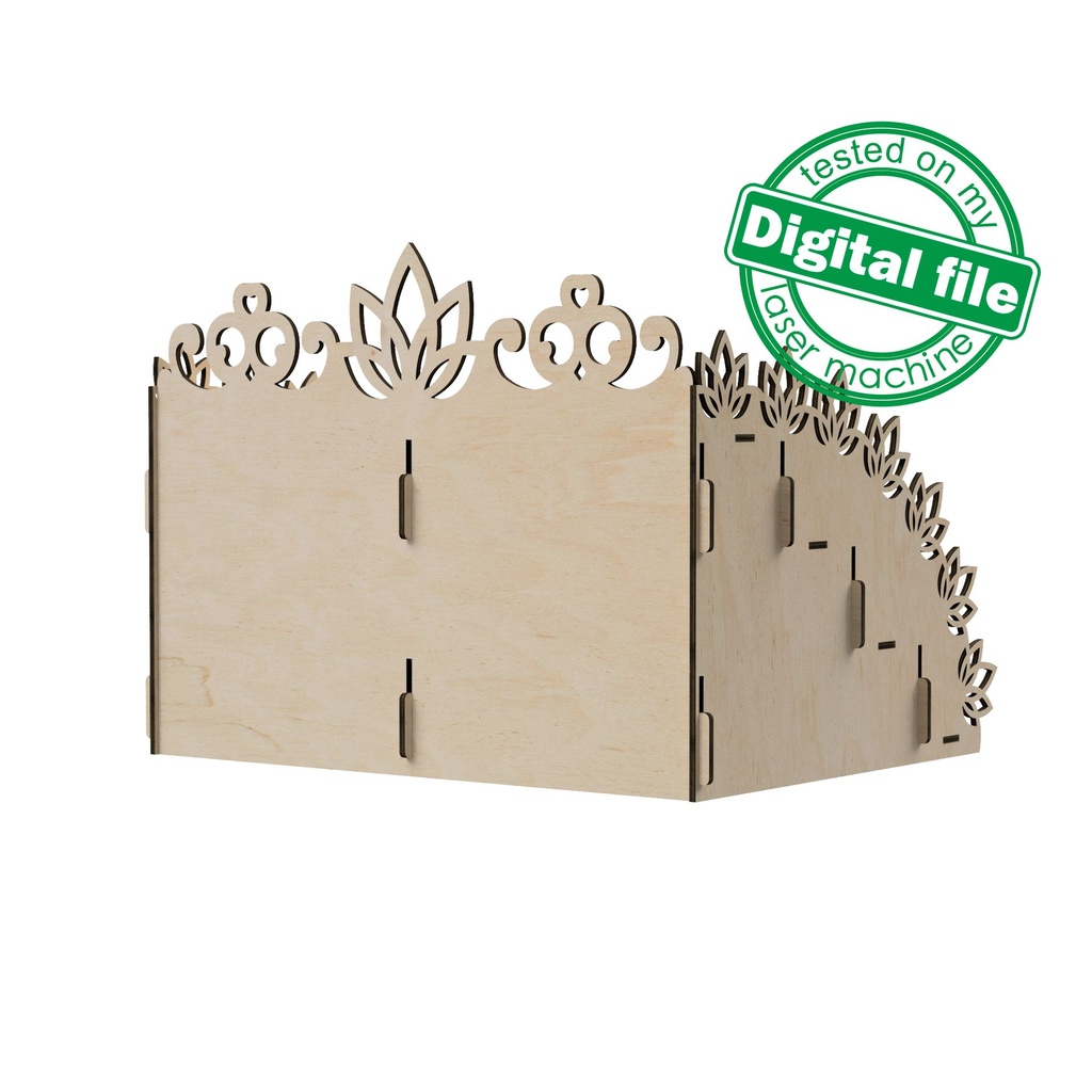 DXF, SVG files for laser Candy bar stand for cupcakes, Paris Collection, Candy bar decor, Glowforge, Two material thickness 3.2 / 6.4 mm