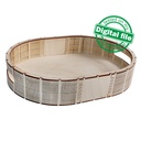 DXF, SVG files for laser Wooden Oval Tray, flexible plywood, Vector project, retro design, Glowforge ready file, Material thickness 3.2 mm