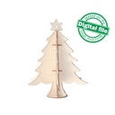 DXF, SVG files for laser Christmas decor Tree Table Figurine with star, Candy bar, Glowforge, Material thickness 3.2 mm