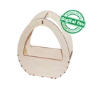 DXF, SVG files for laser Easter basket 2 Different design, Egg Hunter, Vector project, Glowforge, Material thickness 1/8 inch (3.2 mm)