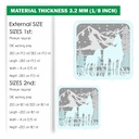 DXF, SVG files for laser Light box Horses, Mountain, Starry Sky, Shadow box, Glowforge, Material thickness 1/8 inch (3.2 mm)