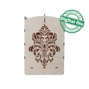 DXF, SVG files for laser Magazine holder, Storage paper, Home Office, Glowforge, Two different material thickness 3.2 / 6.4 mm