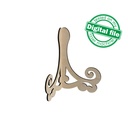 DXF, SVG files for laser Plate holder, menu card easel, Paris Collection, Candy bar decor, Glowforge, Two material thickness 3.2 / 6.4 mm