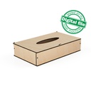 DXF, SVG files for laser Tissue Box, Lace ribbon, Mather's day gift, Vector project, Glowforge, Material thickness 1/8 inch (3.2 mm)