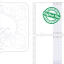 DXF, SVG files for laser Wedding card box MR&Mrs, money box, Vector projects, Glowforge, Engagement Card Box, Wedding Decor 1/8 inch(3.2 mm)