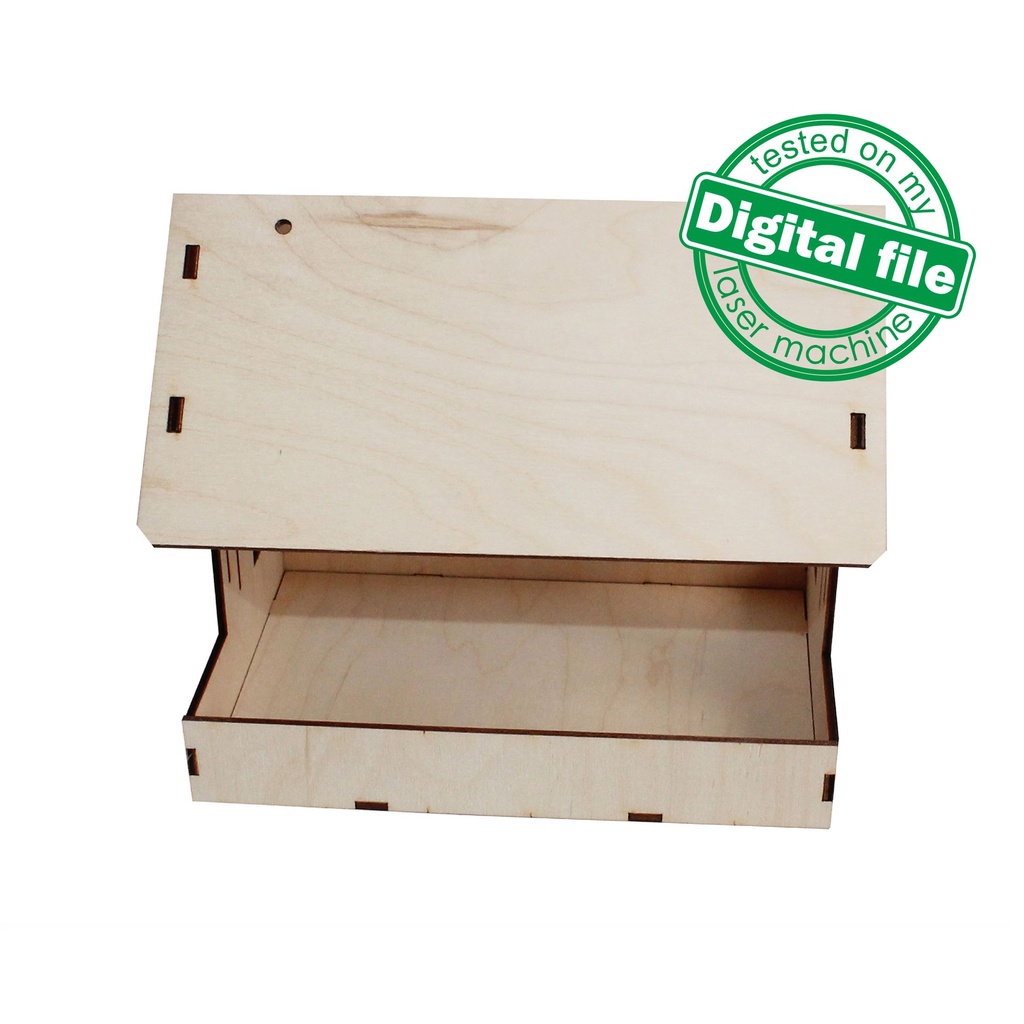 DXF, SVG files for laser Wooden Bird feeder, Glowforge, Vector Project, Two different material thickness 3.2 / 6.4 mm