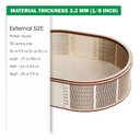 DXF, SVG files for laser Wooden Oval Tray with coasters, flexible plywood, Glowforge ready file, Material thickness 3.2 mm