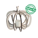 DXF, SVG files for laser Wooden Pumpkin Lanterns, Fall Decoration, Harvest 3D Puzzle, 3 Different Design, Glowforge, Material 6.4 mm