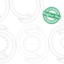 DXF, SVG files for laser Wooden Pumpkin Lanterns, Fall Decoration, Harvest 3D Puzzle, 3 Different Design, Glowforge, Material 6.4 mm