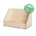 DXF, SVG Files for Laser Desktop Organizer Box, Drawer Storage, Display for Craft Tools, Paper, Magazine, Material 1/8"(3.2mm)