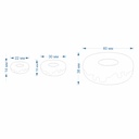 Donut with icing, General Shapes, Digital STL File For 3D Printing, Polymer Clay Cutter, Earrings, Cookie, sharp, strong edge