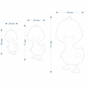 Duckling, cute pets collection, 3 Sizes, Digital STL File For 3D Printing, Polymer Clay Cutter, Earrings, Cookie, sharp, strong edge