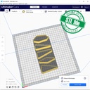 Hair Barrette Cutter set # 2, Digital STL File For 3D Printing, Polymer Clay Shape Cutter, Hair Clips, 5 different designs