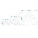 Knitted hat, Beanie, Winter, Christmas, New Year, 3 Sizes, Digital STL File For 3D Printing, Polymer Clay Cutter, Earrings, Cookie