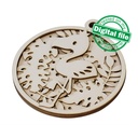 DXF, SVG files for laser Light-Up Multilayer Ornament, Home decor, Glowforge ready, Silhouette, Cricut, Nursery Decor, flamingos, monstera