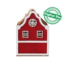 DXF, SVG files for laser Illuminated decorative Scandinavian house, Night light, Christmas Nursery decor, Glowforge, Material 1/8'' (3.2 mm)