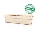 DXF, SVG files for laser Wooden wine box, Vector project, Glowforge, Material thickness 1/8 inch (3.2 mm)