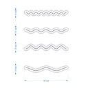 Wave cutter, simple form, Digital STL File For 3D Printing, Polymer Clay Cutter, Bridesmaid Gift, St Valentine, 4 designs