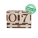 DXF, SVG file for laser Wooden Advent calendar Village, Perpetual calendar, Christmas countdown, Days until Christmas, Plywood or MDF 3.2 mm
