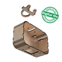 DXF, SVG files for laser cutting Travel Fund Suitcase, Adventure Piggy bank, Money Box, Vacation Fund, Travel Savings, Table Decoration