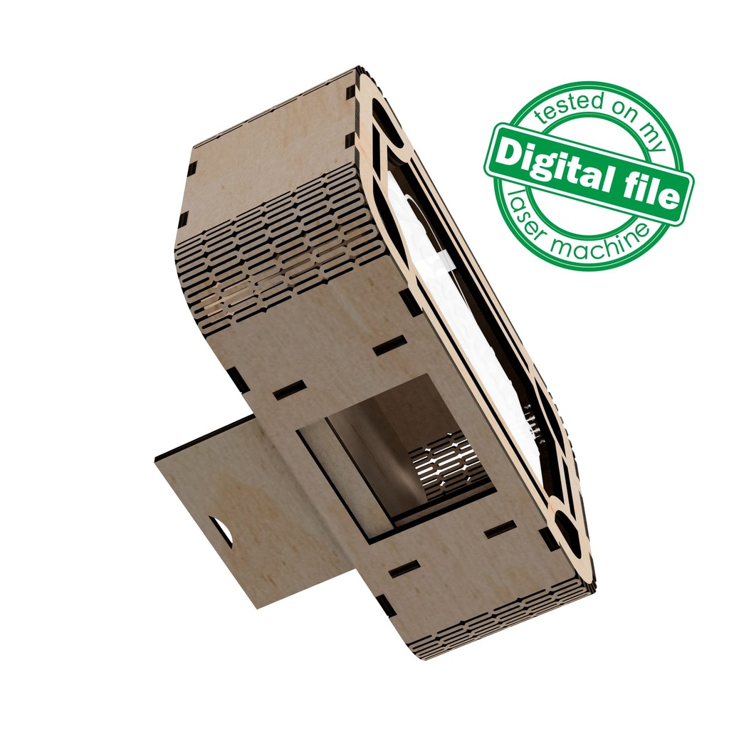 DXF, SVG files for laser cutting Travel Fund Suitcase, Adventure Piggy bank, Money Box, Vacation Fund, Travel Savings, Table Decoration