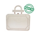 DXF, SVG files for laser Retro Wooden Suitcase, Vintage Handmade clutch, flexible plywood, Living hinge, Glowforge, Material 1/8'' (3.2 mm)