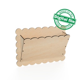 [0177733] DXF, SVG files for laser Magazine storage Rack wall, Magazine holder, Vector project, Glowforge, Material thickness 1/8 inch (3.2 mm)